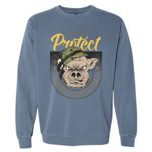 Soldiers Protect Your Freedom Garment-Dyed Sweatshirt