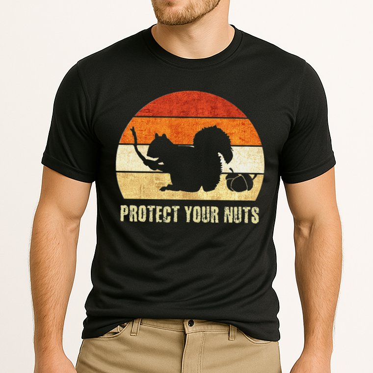 Squirrel Protect Your Nuts Forest Rodent Performance Shirt