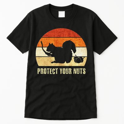 Squirrel Protect Your Nuts Forest Rodent Tall T-Shirt
