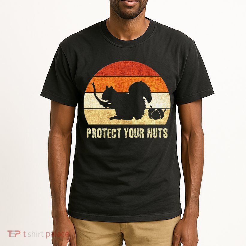 Squirrel Protect Your Nuts Forest Rodent Tall T-Shirt