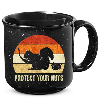 Squirrel Protect Your Nuts Forest Rodent 15oz Campfire Ceramic Mug