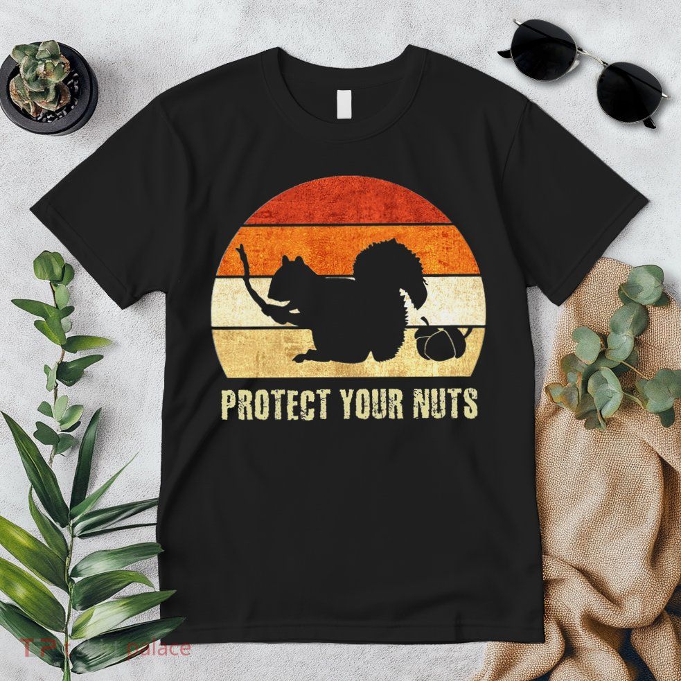 Squirrel Protect Your Nuts Forest Rodent Premium T-Shirt