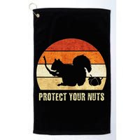 Squirrel Protect Your Nuts Forest Rodent Golf Towel