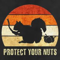 Squirrel Protect Your Nuts Forest Rodent Golf Towel