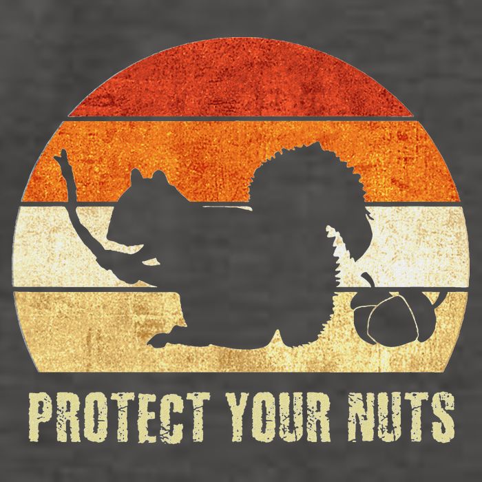 Squirrel Protect Your Nuts Forest Rodent Vector Backpack