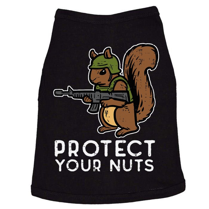 Squirrel Protect Your Nuts Funny Chipmunk Women Boy Doggie Tank