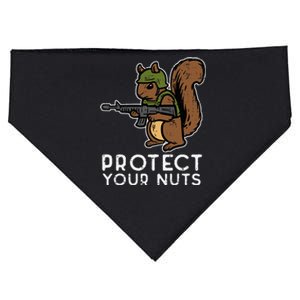 Squirrel Protect Your Nuts Funny Chipmunk Women Boy USA-Made Doggie Bandana