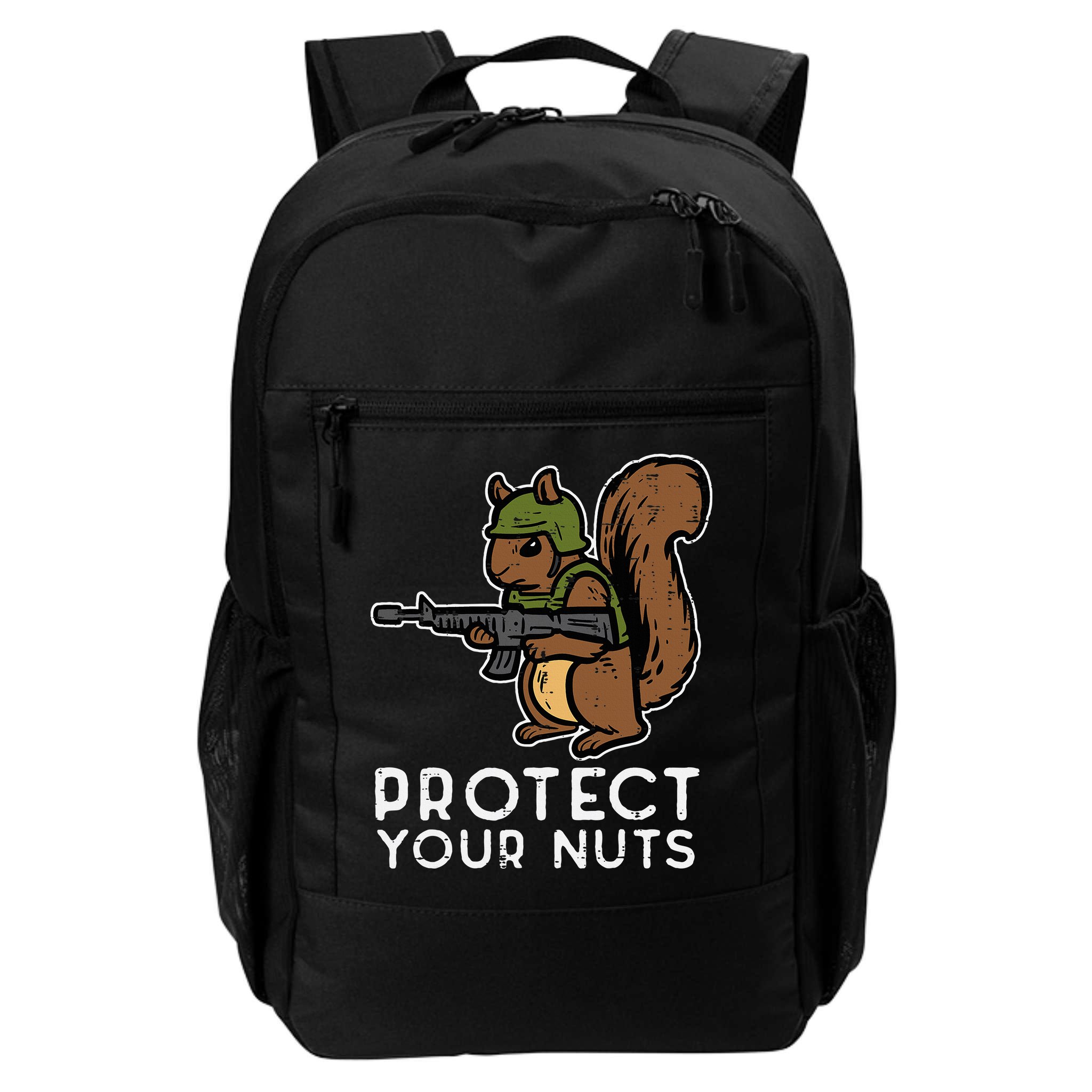 Squirrel Protect Your Nuts Funny Chipmunk Women Boy Backpack