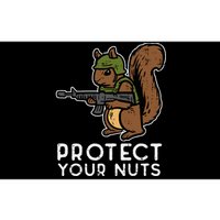 Squirrel Protect Your Nuts Funny Chipmunk Women Boy Bumper Sticker