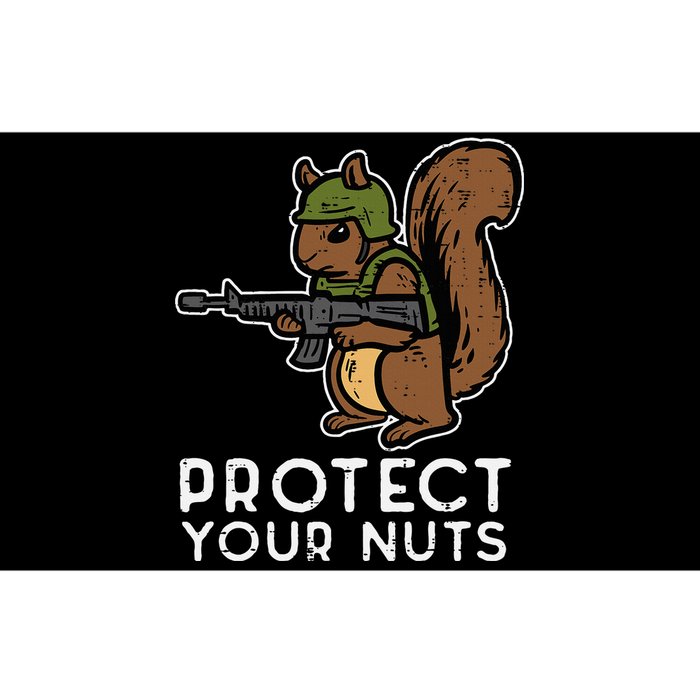 Squirrel Protect Your Nuts Funny Chipmunk Women Boy Bumper Sticker