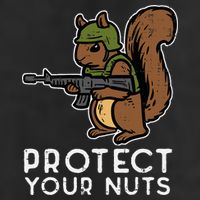 Squirrel Protect Your Nuts Funny Chipmunk Women Boy Hat