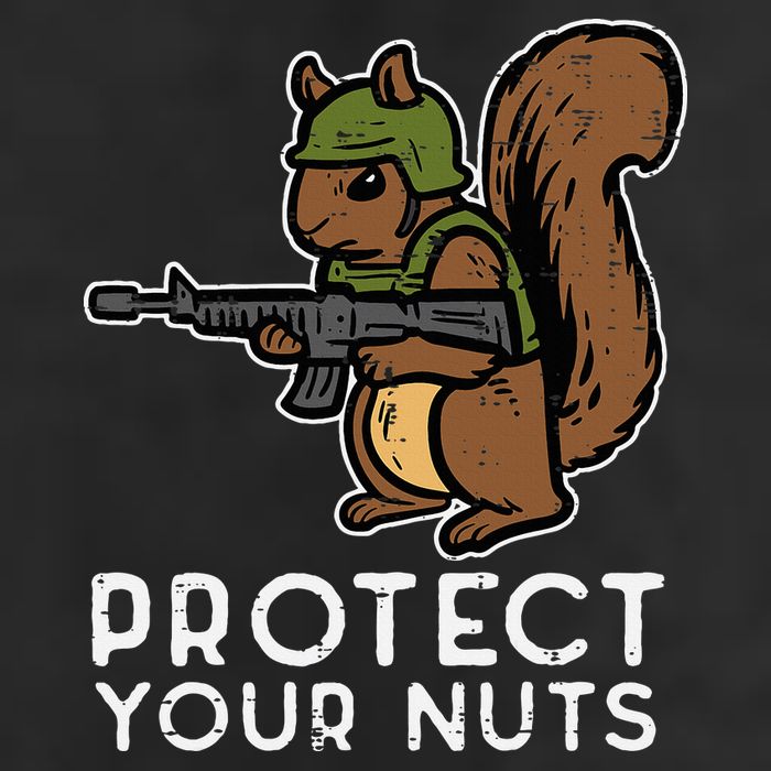 Squirrel Protect Your Nuts Funny Chipmunk Women Boy Hat