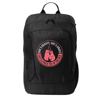 SheLl Punch You In The Face Boxing Kickboxing Boxing Gift City Backpack