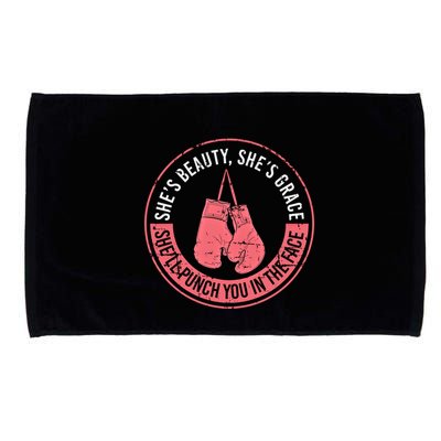SheLl Punch You In The Face Boxing Kickboxing Boxing Gift Microfiber Hand Towel