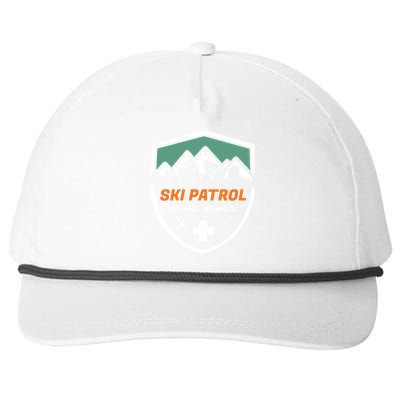 Ski Patrol You Fall We Haul Skier Assistance Skiing Apparel Meaningful Gift Snapback Five-Panel Rope Hat