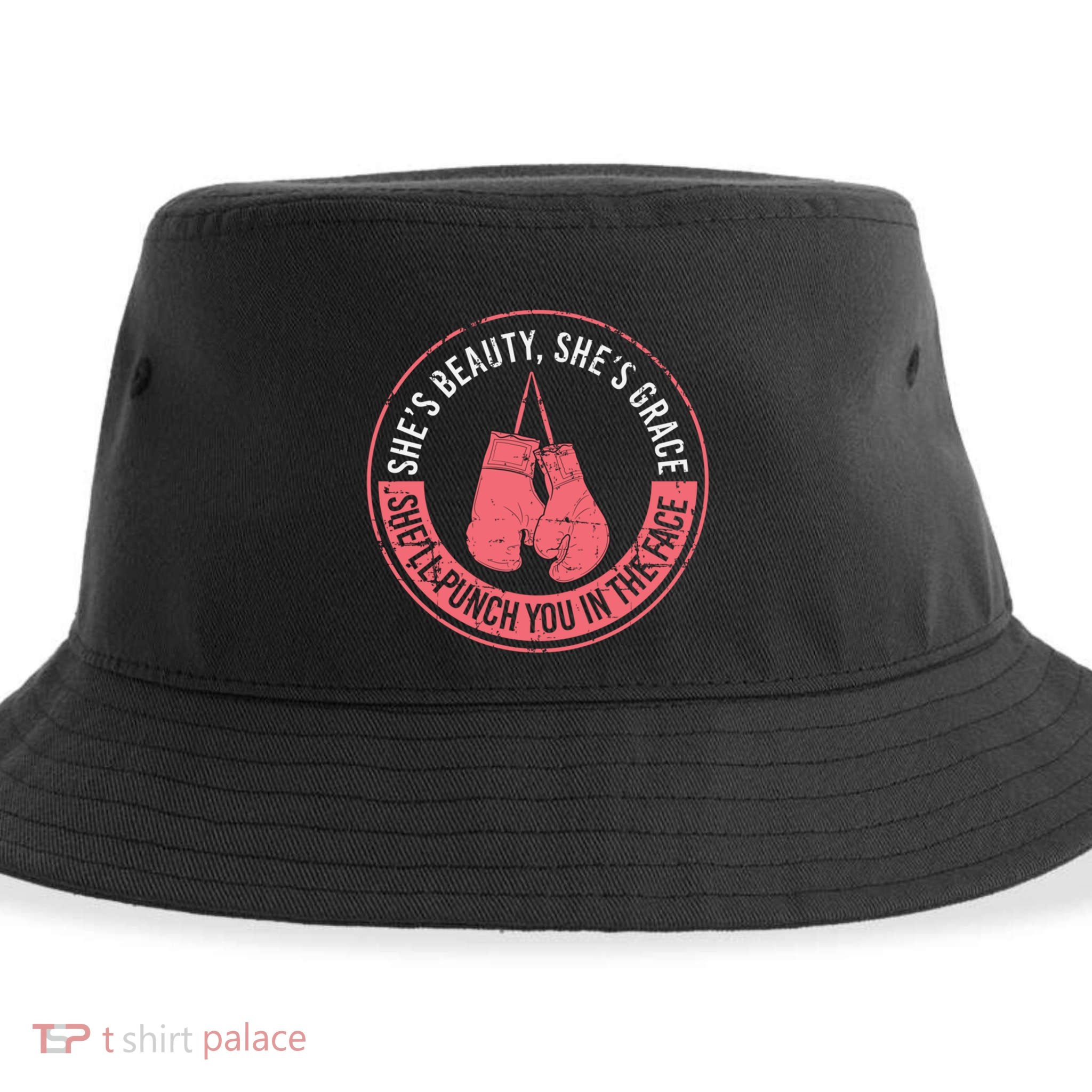 SheLl Punch You In The Face Boxing Kickboxing Boxing Gift Sustainable Bucket Hat