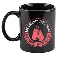 SheLl Punch You In The Face Boxing Kickboxing Boxing Gift 11oz C Handle Ceramic Mug