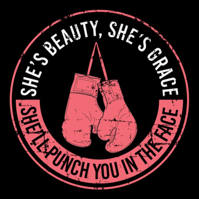 SheLl Punch You In The Face Boxing Kickboxing Boxing Gift Drawstring Bag