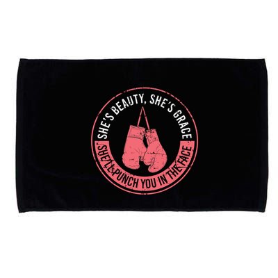 SheLl Punch You In The Face Boxing Kickboxing Boxing Gift Microfiber Hand Towel