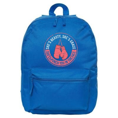 SheLl Punch You In The Face Boxing Kickboxing Boxing Gift 16 in Basic Backpack