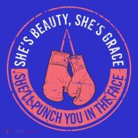 SheLl Punch You In The Face Boxing Kickboxing Boxing Gift Poster