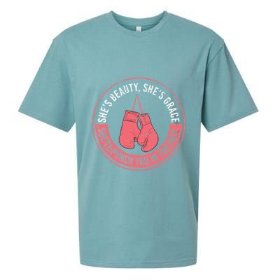 SheLl Punch You In The Face Boxing Kickboxing Boxing Gift Sueded Cloud Jersey T-Shirt