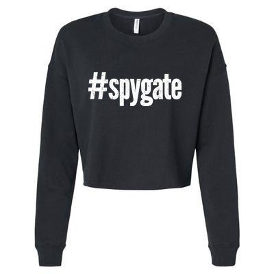 #Spygate Cropped Pullover Crew
