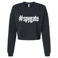 #Spygate Cropped Pullover Crew