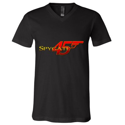 Spygate 45 Logo V-Neck T-Shirt