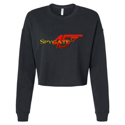 Spygate 45 Logo Cropped Pullover Crew
