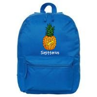 Sagittarius Pineapple Zodiac Sign Meaningful Gift 16 in Basic Backpack