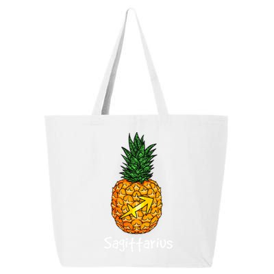 Sagittarius Pineapple Zodiac Sign Meaningful Gift 25L Jumbo Tote