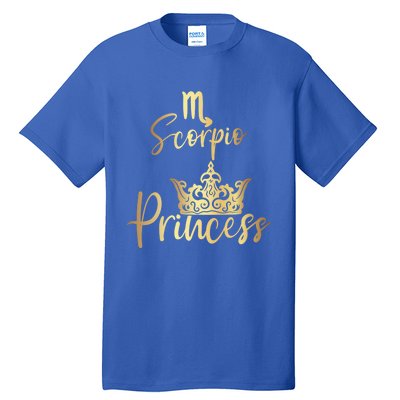 Scorpio Princess Zodiac Gift Tall T-Shirt