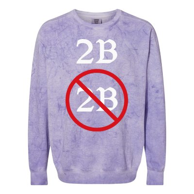 Shakespeare Quote 2b Or Not To Be Hamlet Colorblast Crewneck Sweatshirt