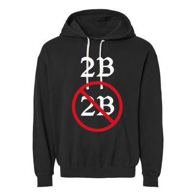 Shakespeare Quote 2b Or Not To Be Hamlet Garment-Dyed Fleece Hoodie