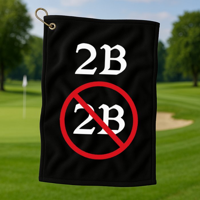 Shakespeare Quote 2b Or Not To Be Hamlet Golf Towel
