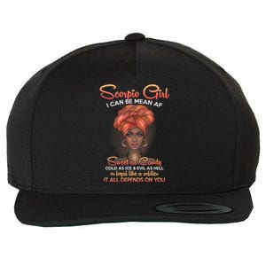 Scorpio Queens Are Born In October 23 Gift November 21 Meaningful Gift Wool Snapback Cap