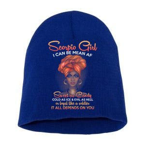 Scorpio Queens Are Born In October 23 Gift November 21 Meaningful Gift Short Acrylic Beanie