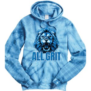 Spirit Quote All Grit Retro Lion Lover Tie Dye Hoodie