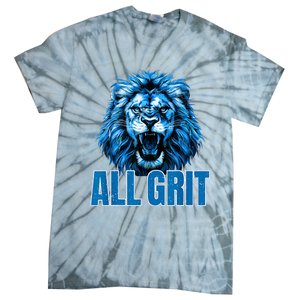 Spirit Quote All Grit Retro Lion Lover Tie-Dye T-Shirt