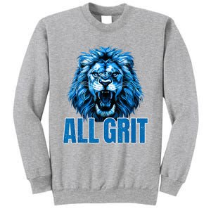 Spirit Quote All Grit Retro Lion Lover Sweatshirt