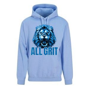 Spirit Quote All Grit Retro Lion Lover Unisex Surf Hoodie