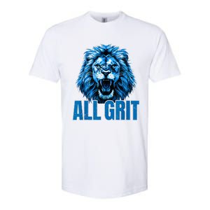 Spirit Quote All Grit Retro Lion Lover Softstyle CVC T-Shirt