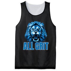 Spirit Quote All Grit Retro Lion Lover Mesh Reversible Basketball Jersey Tank