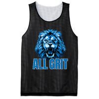 Spirit Quote All Grit Retro Lion Lover Mesh Reversible Basketball Jersey Tank