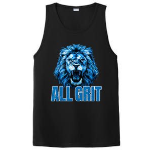 Spirit Quote All Grit Retro Lion Lover PosiCharge Competitor Tank