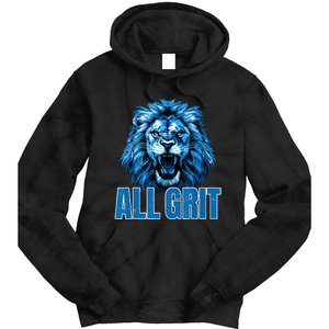 Spirit Quote All Grit Retro Lion Lover Tie Dye Hoodie