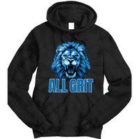 Spirit Quote All Grit Retro Lion Lover Tie Dye Hoodie