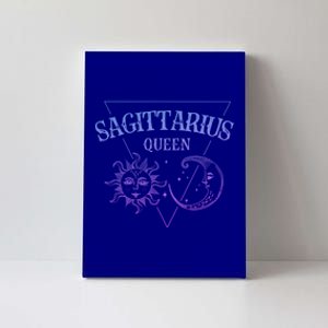 Sagittarius Queen / Blue Sun And Moon Sagittarius Birthday Great Gift Canvas