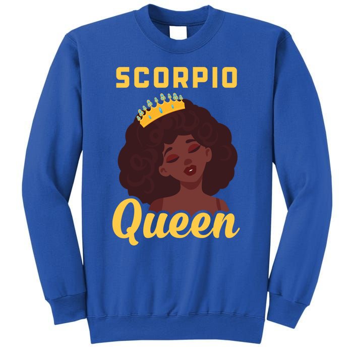 Scorpio Queen Birthday Black Gift Sweatshirt